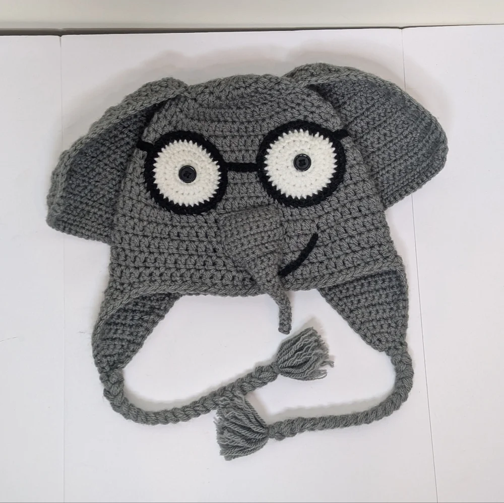 Piggie & Elephant Knit Hat 5-8